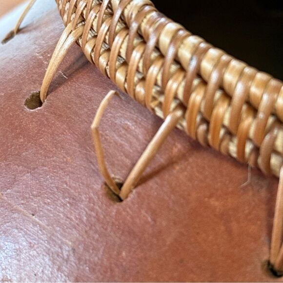 Vintage African Inspired Handcrafted Clay Ceramic Pot Brown And Red Tones - Picture 6 of 12